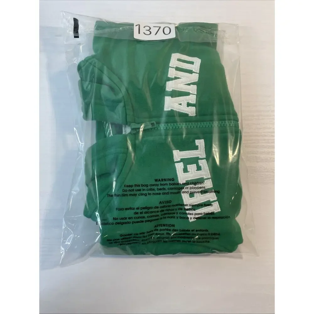 Baby Lansdowne IRELAND Rugby Hooded Full Zip Infant Sweatshirt Hoodie 0-6 Months